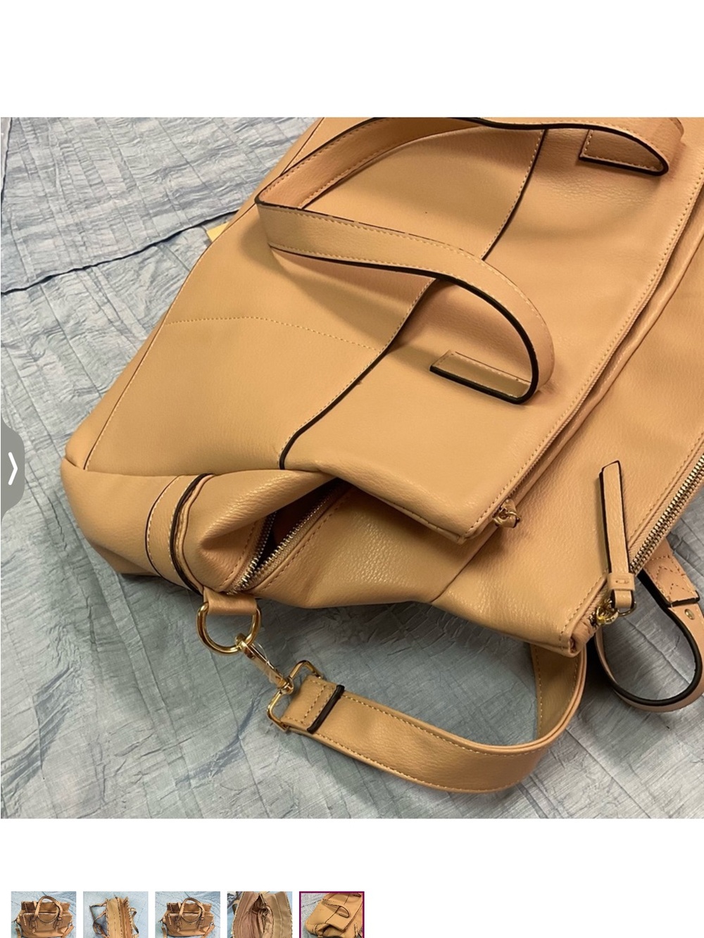 Large Women's Neutral Bag/Purse